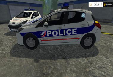 Peugeot 308 Police Nationale + Municipale v1.0