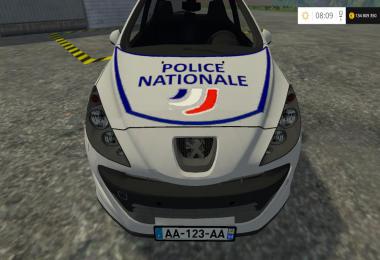 Peugeot 308 Police Nationale + Municipale v1.0