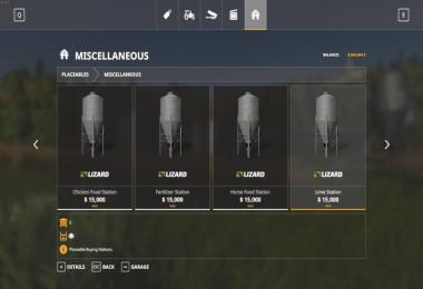 Placeable Seed Fertilizer Food Stations v2.0