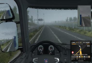 Realistic Rain v2.6 (Old Heavy Rain) ETS2 1.35