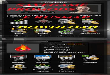 Save Game for V1.35 1.13s Promods + RusMap