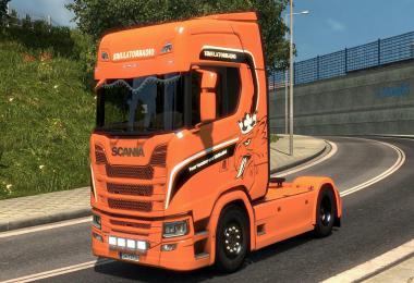 Scania S Simulator RADIO Style Paintwork 1.35.x