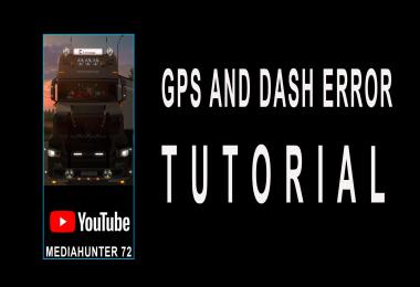 Solution for gps and dashboard error ets2 1.35