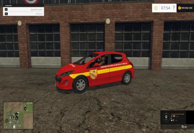 Vl Peugot 308 Pompiers reskin sdis54 v1.0