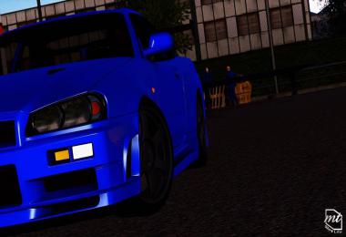  Nissan Skyline GT-R R34 V-Spec II v1.0 ATS 1.35