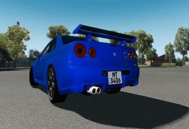  Nissan Skyline GT-R R34 V-Spec II v1.0 ATS 1.35