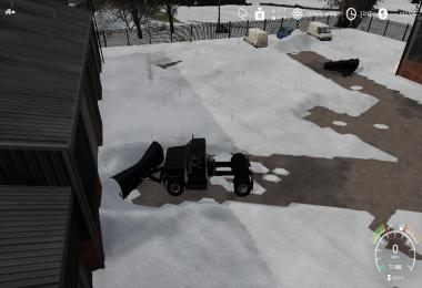 Chevy C70 snow plow truck v1.0