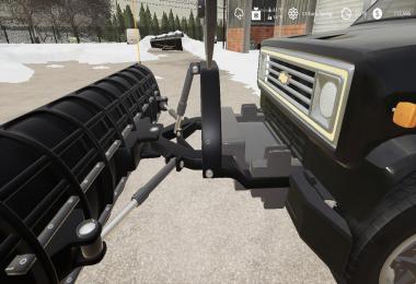 Chevy C70 snow plow truck v1.0