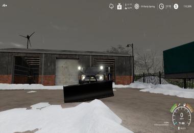 Chevy C70 snow plow truck v1.0