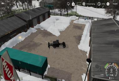 Chevy C70 snow plow truck v1.0