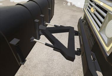 Chevy C70 snow plow truck v1.0