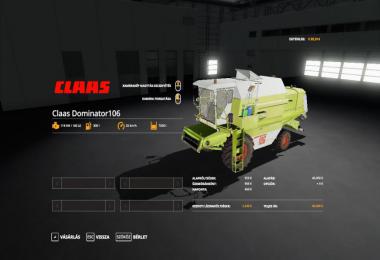 Claas Dominator 106 v1.0.0.3