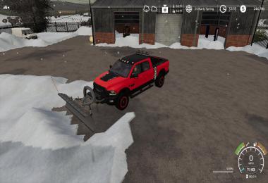 Dodge Power Wagon plow v1.0
