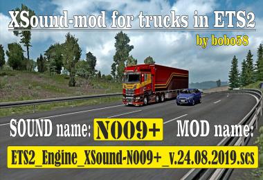 ETS2 Engine XSound N009+ 1.35.x
