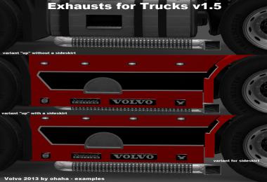 Exhausts & Accessories for Trucks v2.1 1.35.x