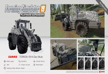 Farming Simulator 19 Platinum fact sheet #1