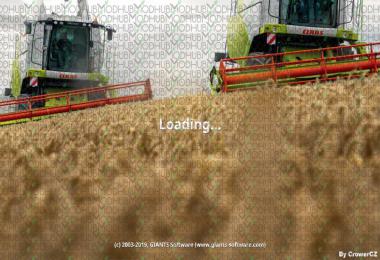 FS19 Menu Background - Claas Combines by CrowerCZ