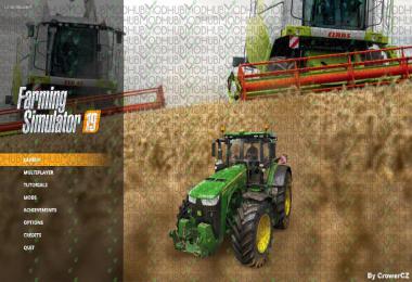 FS19 Menu Background - Claas Combines by CrowerCZ