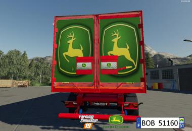 FS19 Pack Trailer John Deere By BOB51160 v1.0