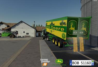 FS19 Pack Trailer John Deere By BOB51160 v1.0