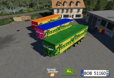 FS19 Pack Trailer John Deere By BOB51160 v1.0