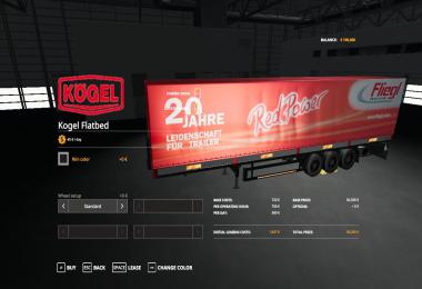 RED POWER FLIEGL AUTOLOADER Trailer v1.0