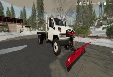 GMC Topkick Flatbed Plow Truck v2.0