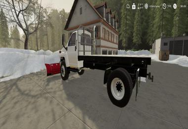 GMC Topkick Flatbed Plow Truck v2.0