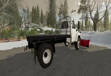 GMC Topkick Flatbed Plow Truck v2.0