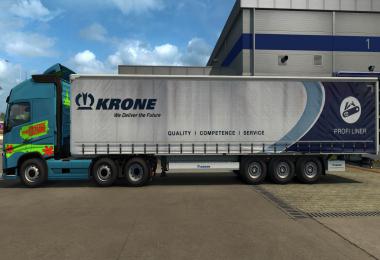 HQ paint job for long curtain trailers v1.11