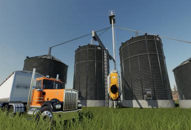 Large grain silo with dryer v1.0