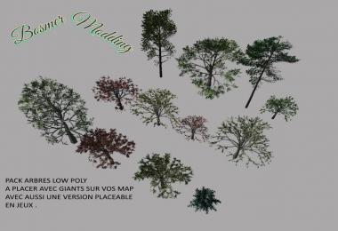 Pack Arbres low poly v1.0