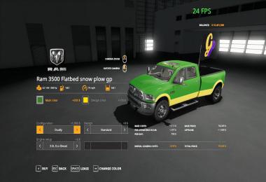 Ram 3500 snowplow gp edition v1.0