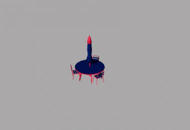 TABLE PARASOL PLIER PERONI v1.0