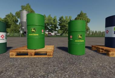 500l Diesel barrel Pack v1.0