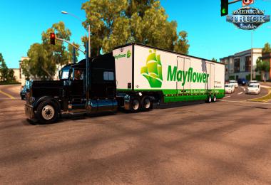 [ATS] Trailer RD Moving Van + 17 Skins 1.35.x