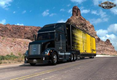 [ATS] Trailer RD Moving Van + 17 Skins 1.35.x