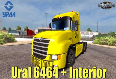 [ATS] Ural 6464 + Interior v1.0 Edit by Versetti 1.35.x