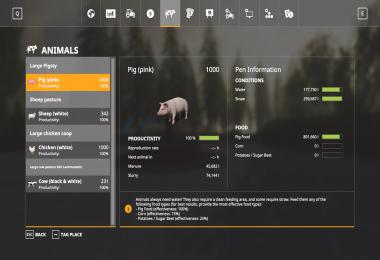 Big pigsty with animal pen extension v1.0