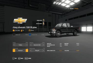 Chevy Silverado 1500 plow v1.0