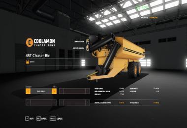 Coolamon chaser bins pack v1.0