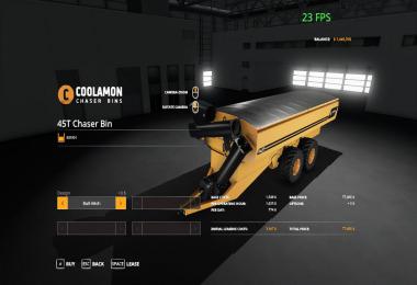 Coolamon chaser bins pack v1.0