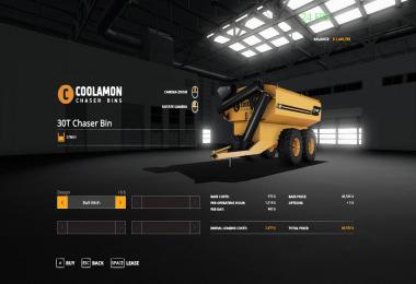 Coolamon chaser bins pack v1.0