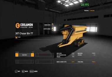 Coolamon chaser bins pack v1.0