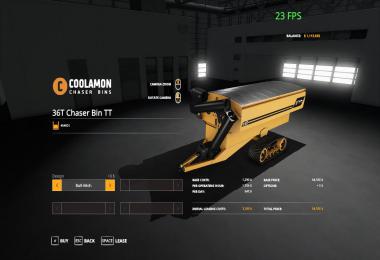 Coolamon chaser bins pack v1.0