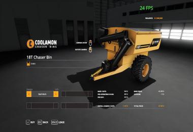 Coolamon chaser bins pack v1.0