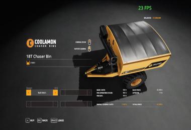 Coolamon chaser bins pack v1.0