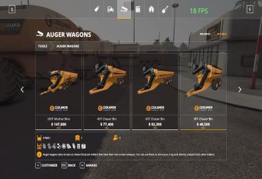 Coolamon chaser bins pack v1.0