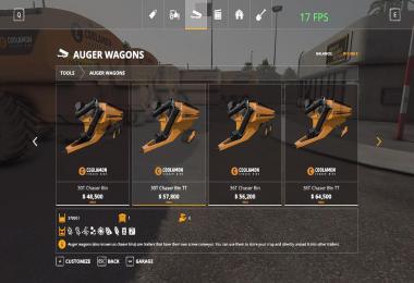 Coolamon chaser bins pack v1.0