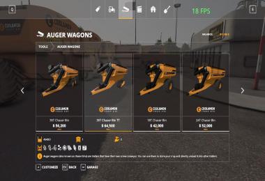 Coolamon chaser bins pack v1.0